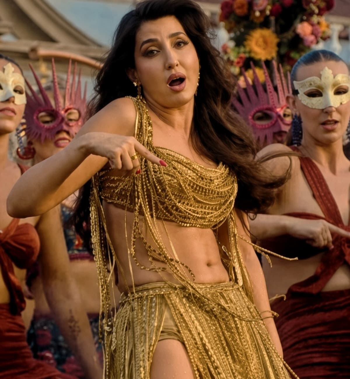 इस नए चार्टबस्टर गाने में बॉलीवुड की गॉर्जियस डीवा नोरा फतेही ने अपनी कातिलाना अदाओं से स्क्रीन पर आग लगा दी है।