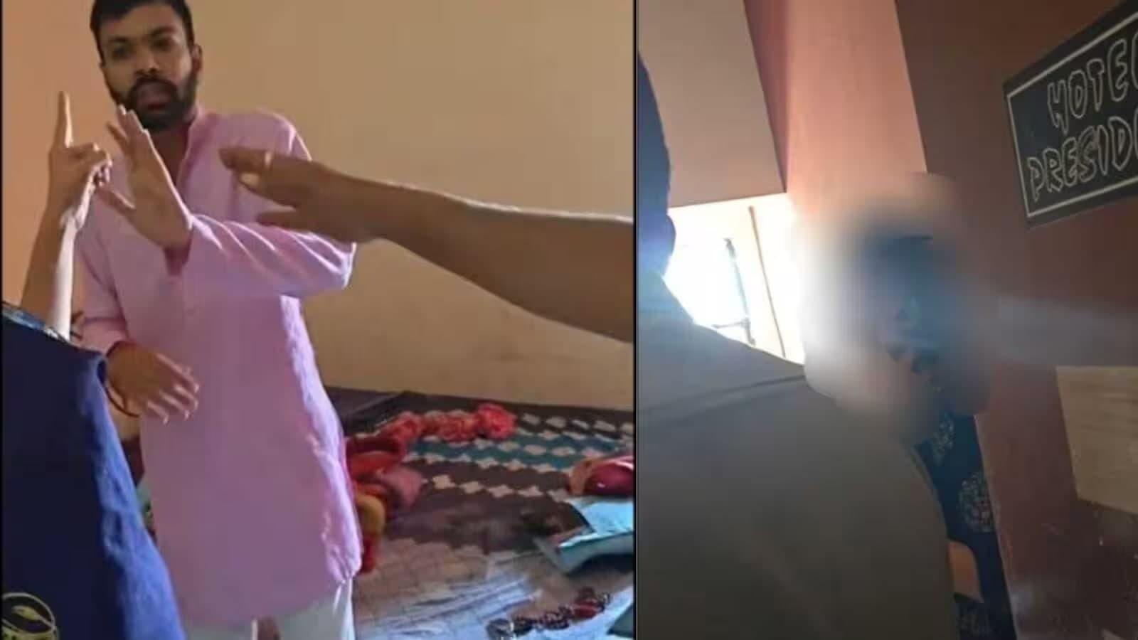 Four Hour Wait Outside Hotel: Husband Finds Wife with Man, High-Voltage Drama Erupts on Bijnor Road