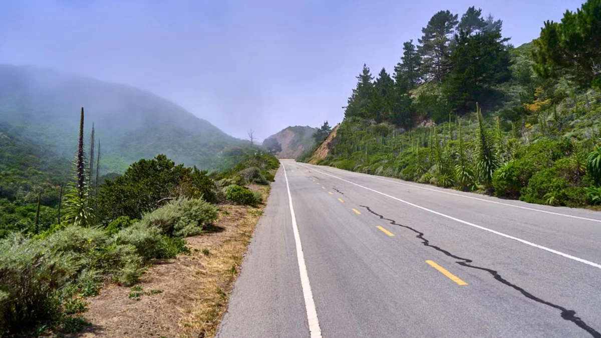 Highway 1 partially closed after man’s body found on road