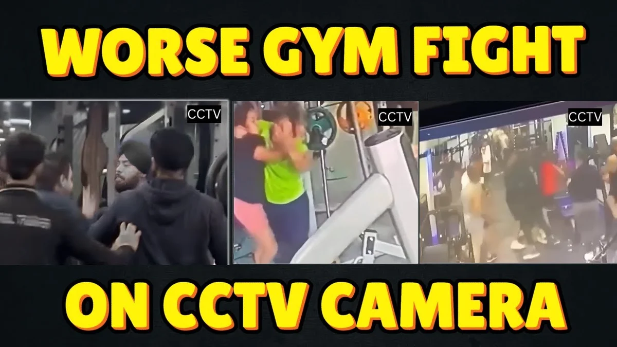 Video: Violent Brawl Erupts Inside and Outside Gym During Workout, CCTV Footage Goes Viral