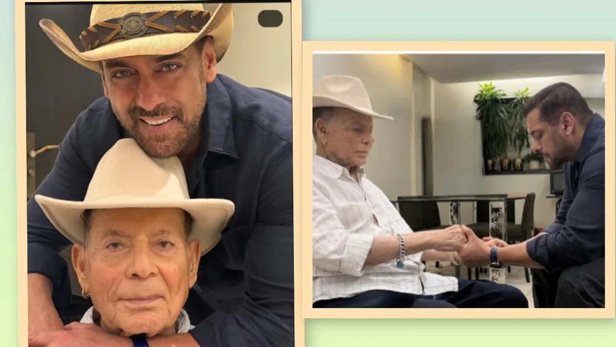 Salman Khan shares heartwarming photos with father Salim Khan in cowboy hats, calls him 'real monster'