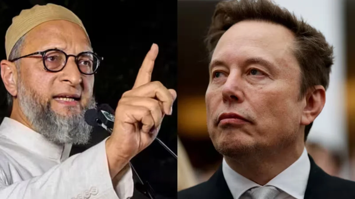 No Foreigner Will Dictate India: Asaduddin Owaisi Slams Elon Musk Over Reliance Row