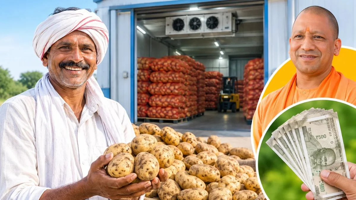 Relief for UP Potato Farmers: Government Announces Up to Rs 20,000 Subsidy for Clearing Cold Storage Stock