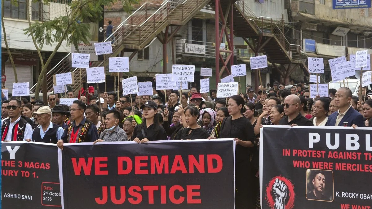 Fresh Violence Erupts in Manipur: 15 Houses Burned Down and One Killed in Kamjong Firing