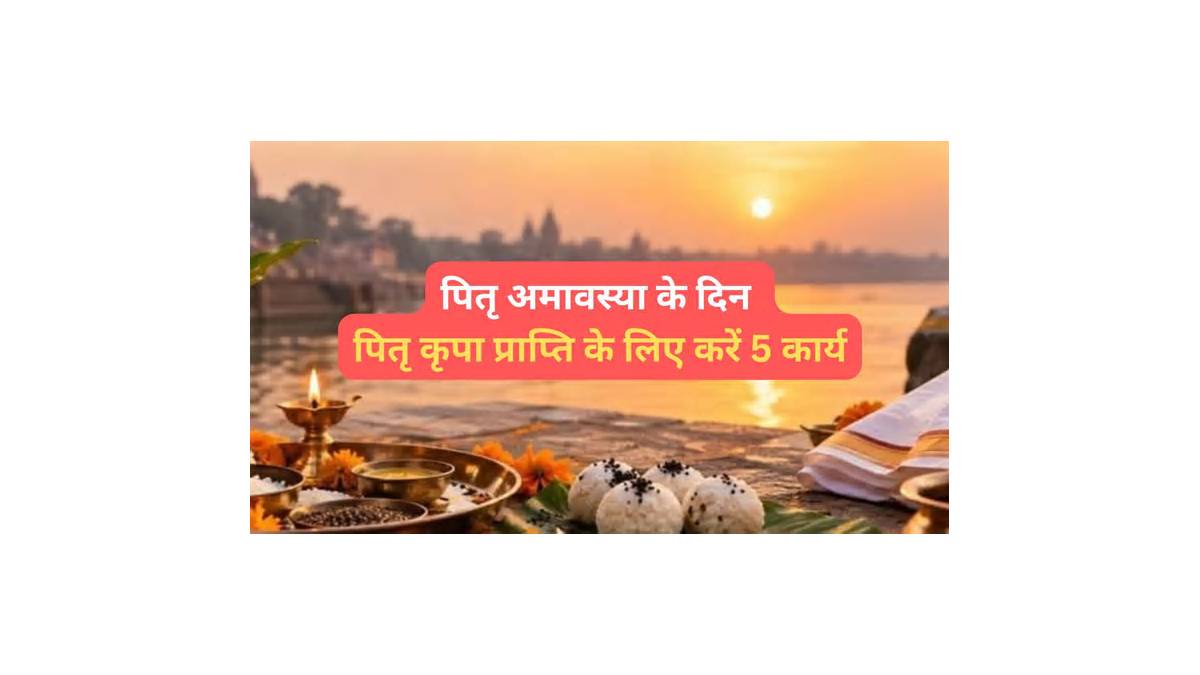 पितृ अमावस्या पर करें 5 काम, पितरों के आशीर्वाद से सुधर सकता है जीवन, पितृदोष भी होगा दूर