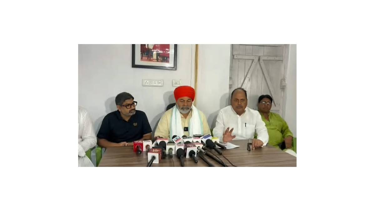 राकेश टिकैत की बिहार सरकार को दो टूक, कहा- सर्किल रेट बढ़ेगा तभी किसानों की जमीन मिलेगी