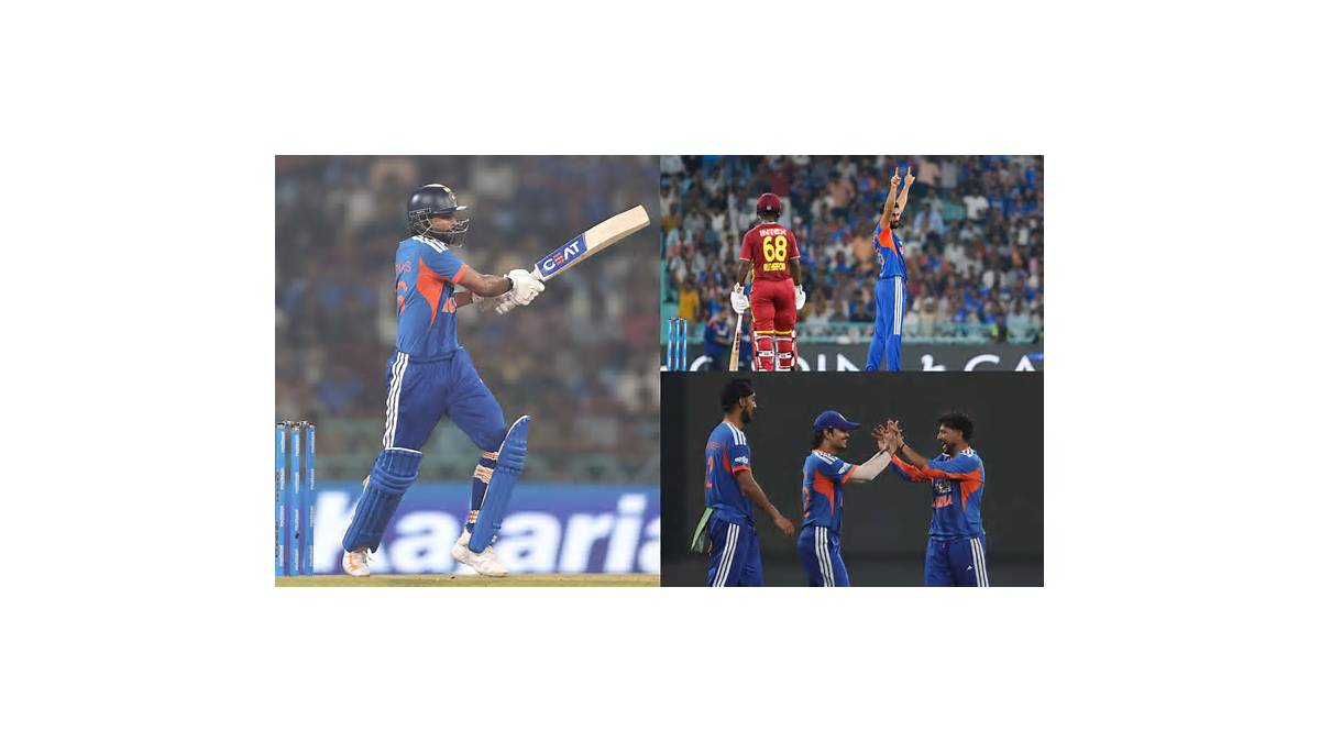 IND vs WI 3rd T20I: India Defeats West Indies by 14 Runs, Takes 2-1 Lead as Abhishek Sharma Shines